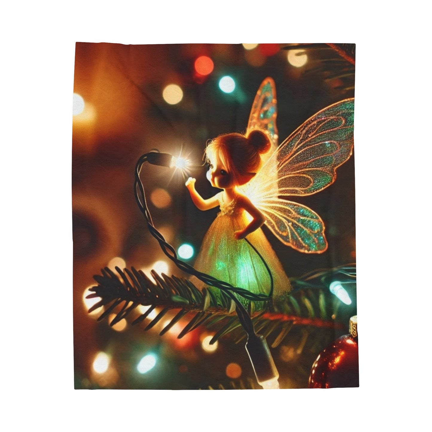 Accesss Plush Christmas Fairy Blanket